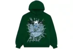 Hunter Green Sp5der Web Hoodie