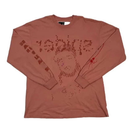 Sp5der Worldwide Long Sleeve Pink Pre-owned Sweatshirt