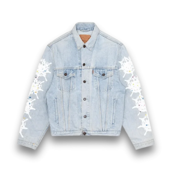 Sp5der Vintage Web Trucker Jacket Denim – Jawns on Fire